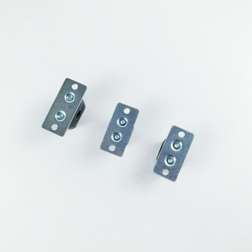 实验室面板安装尼龙管夹不锈钢气路管道卡铝块支架英制固定管卡 - 图1