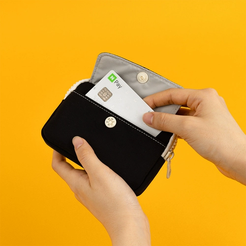 Ретро цветная карта, картхолдер с молнией, портативный кошелек, сумка-органайзер, Южная Корея