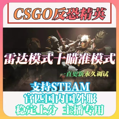 csgo国外定制雷达方框物理游戏科技官匹仅steam平台PC专用软件-图1