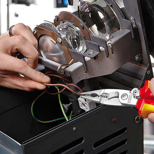 KNIPEX凯尼派克德国进口多功能剥线钳专用绝缘电工钳剪线钳尖嘴钳