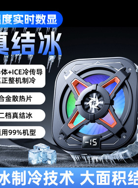 新款磁吸背夹手机散热器