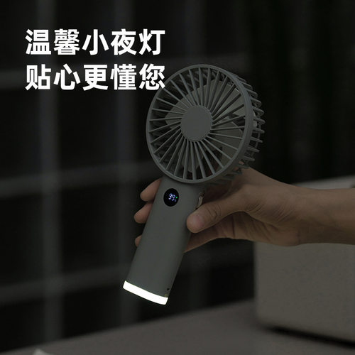 新品100档手持风扇usb户外大风力滚轮无极调速随身小风扇跨境 - 图2