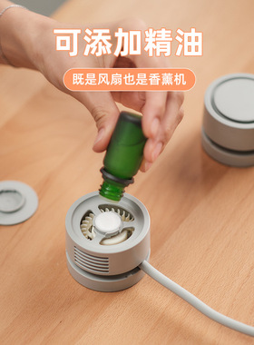 制冷无叶挂脖风扇便携懒人收纳