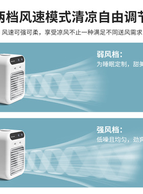 家用迷你便携加湿喷雾冷风机