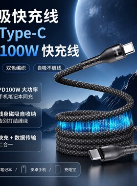 双头Type-C/100W磁吸快充线