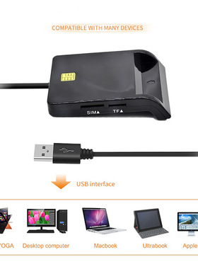 USB2.0SIMSDTF智能读卡器