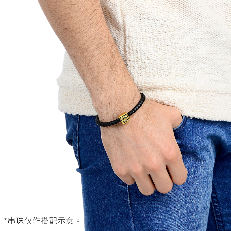 粗版手绳转运珠皮绳男女手链 5mm 串珠配绳 XL Charme 周生生 粗绳 粗版手绳转运珠皮绳男女手链 5mm 串珠配绳 XL Charme 周生生 粗绳