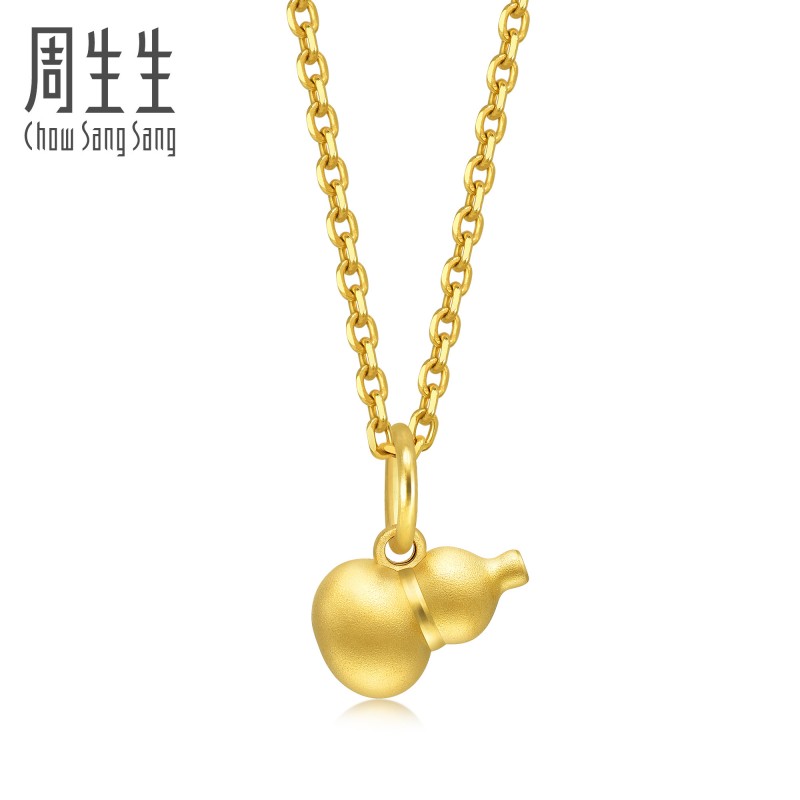 文化祝福文化小品葫芦吊坠挂坠 计价 92039P 周生生黄金 足金 文化祝福文化小品葫芦吊坠挂坠 计价 92039P 周生生黄金 足金