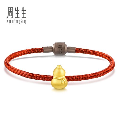 周生生charme黄金转运珠福禄葫芦足金串珠吊坠86335C - 图3