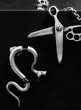 白木黑冰男女925银饰项链吊坠