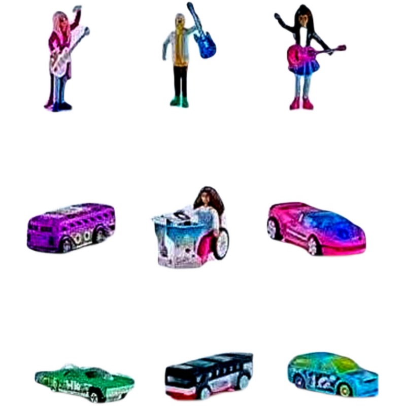 2023麦当劳风火轮小汽车娃娃玩具摆件玩偶儿童人偶模型装饰-图1