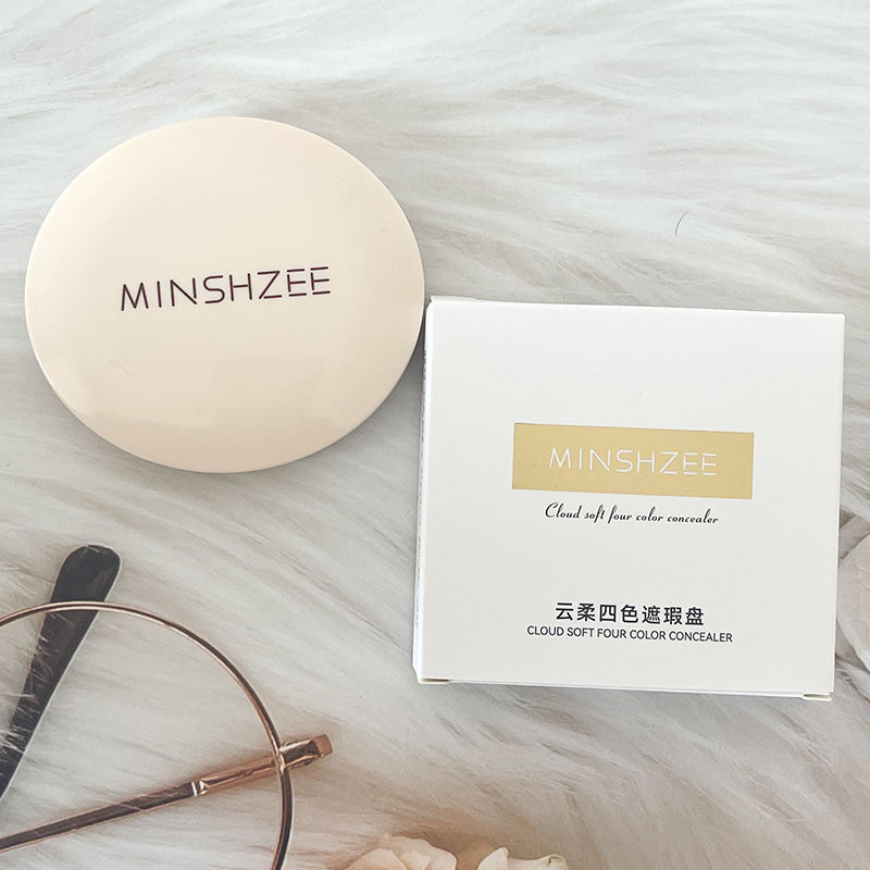 MINSHZEE茗希芝云柔四色遮瑕膏气垫粉底液遮瑕盘持久不卡自然肤色,淘宝优惠券,粉丝福利购,淘宝优惠卷
