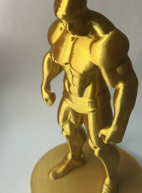 卧室轻奢肌肉男反光雕塑摆件