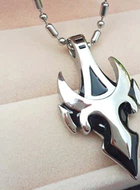 霸气火焰龙项链男生潮钛钢个性潮人项坠毛衣复古吊坠男士韩版饰品