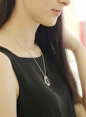 NISHINE/倪上设计原创设计师首饰 花韵系列花团锦绣 中号项链