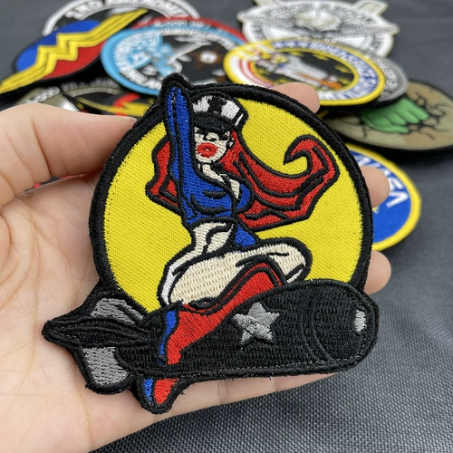 Тактическая нашивка, нарукавная повязка, аксессуары на липучке, с вышивкой