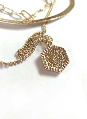 气质简约金属项链锁骨链三条组合套装欧美风时尚百搭女短款叠戴D6