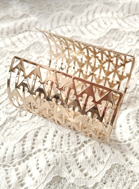 镂空轻薄金属手镯欧美风时尚百搭潮女个性质感手腕饰品夸张气质01