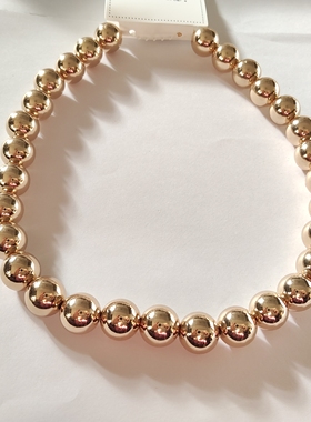 气质简约圆球串珠项链锁骨链欧美时尚百搭学生女颈链短款卡不同02