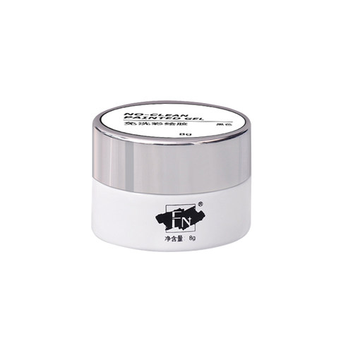 美甲彩绘胶免洗黑白色指甲油胶巴洛克风石膏胶浮雕画花线条光疗胶 - 图3