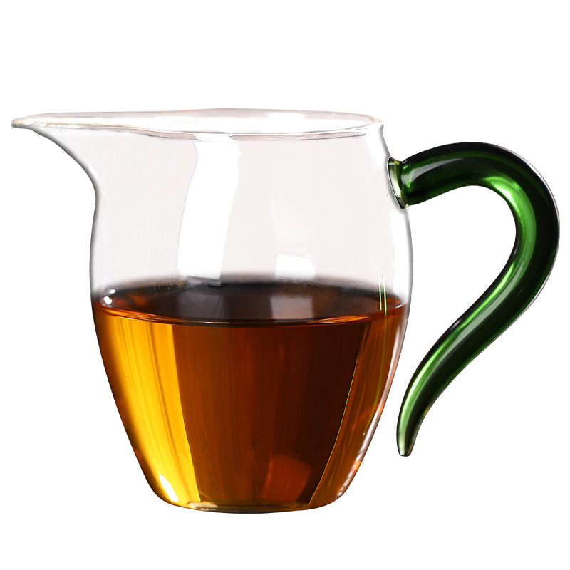 HEISOU日式茶海公杯茶漏套装加厚耐高温分茶器高档茶具玻璃公道杯
