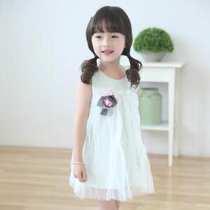 丫逗童装连衣裙新款夏季女宝宝蕾丝蓬蓬裙公主裙2-7岁中小童裙子