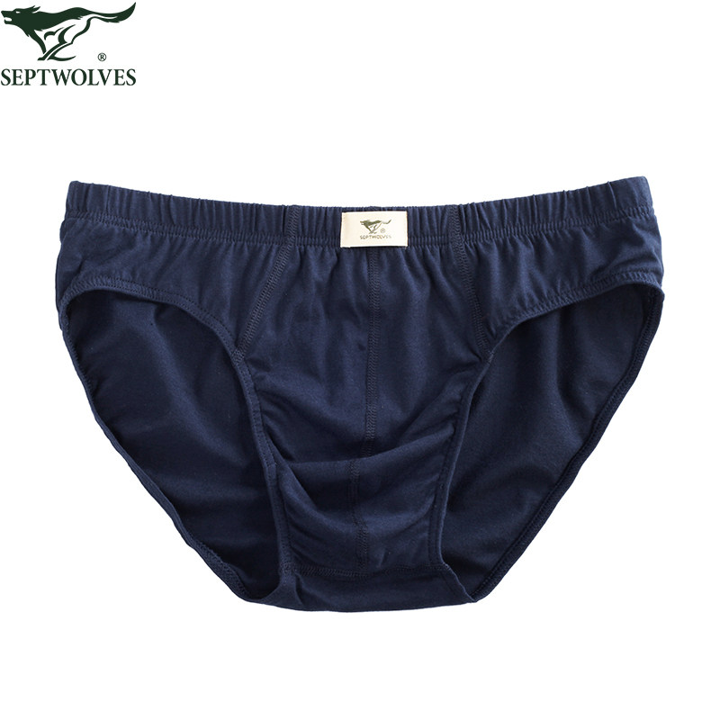 七匹狼男士三角裤纯棉中腰内裤青年四季宽松透气全棉运动三角裤衩,淘宝优惠券,粉丝福利购,淘宝优惠卷