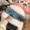Tan Jianci same style glasses flying hat women winter