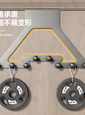 门后挂钩挂衣架免打孔进门挂衣钩强力粘胶门背后衣服包包收纳神器