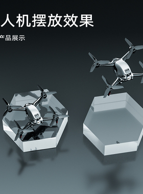 亚克力方块透明方柱水晶珠宝底座饰品展示台化妆品摆台香水陈列架