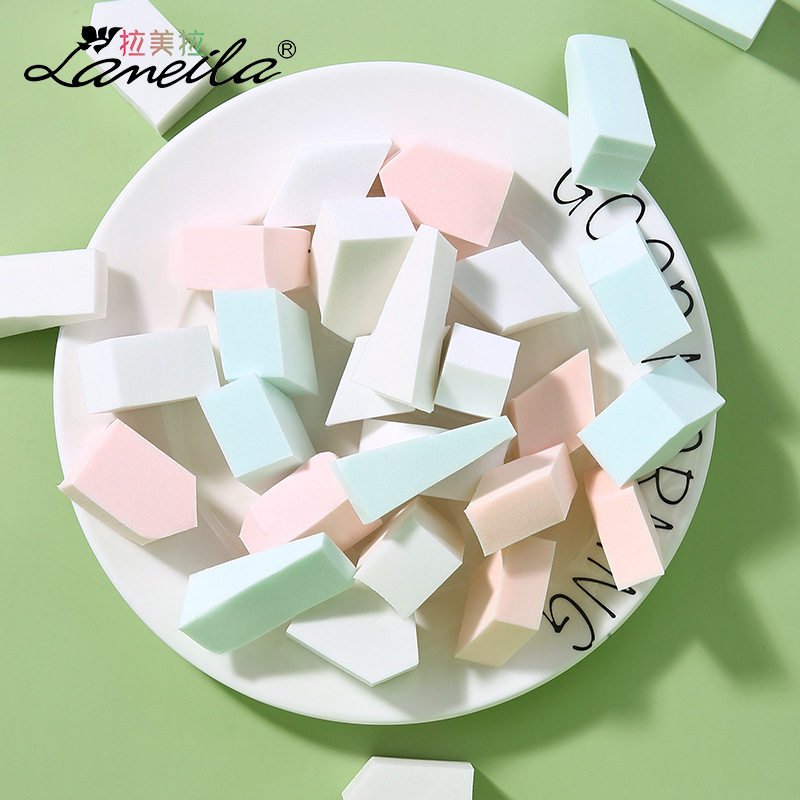 拉美拉化妆海绵菱形粉扑15枚经典怀旧国货bb霜粉扑干湿两用化妆女,淘宝优惠券,粉丝福利购,淘宝优惠卷