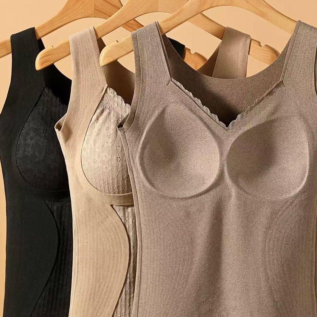 保暖内衣双面磨绒速暖自发热女士舒适无痕打底自带胸垫668保暖,淘宝优惠券,粉丝福利购,淘宝优惠卷