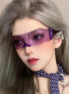 气氛道具潮流通用未来科技感眼镜