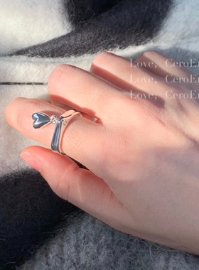 邀约吊坠甜美韩风学生戒指心动