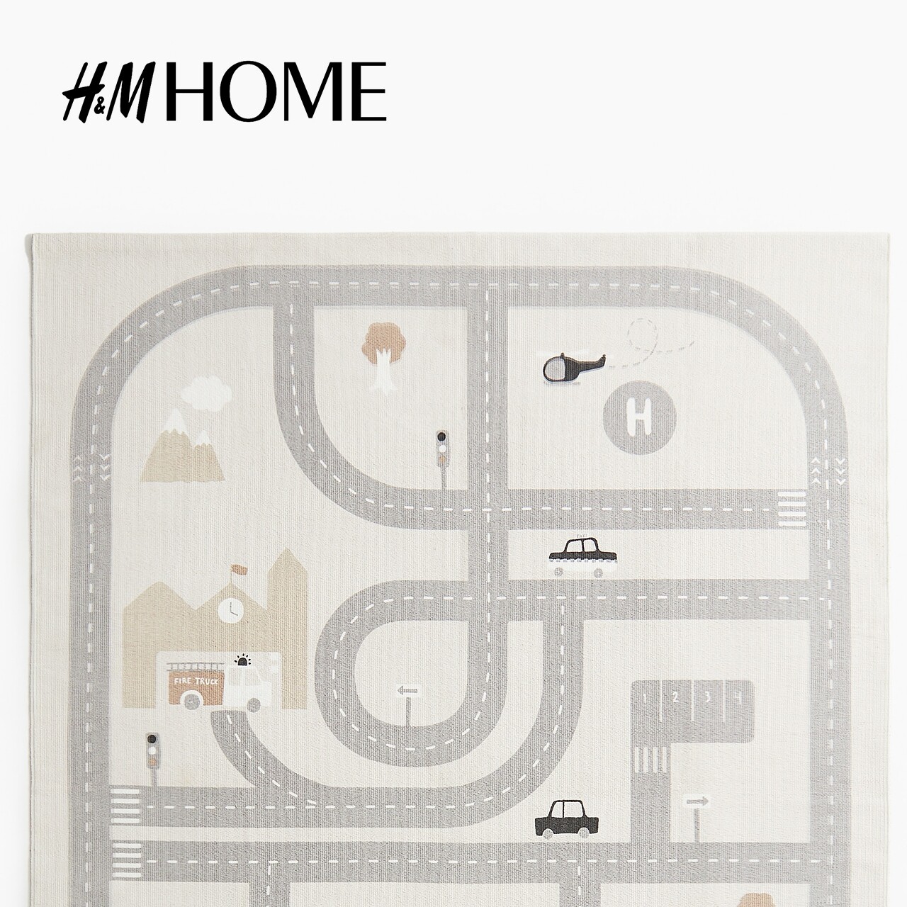 HM HOME home fabric carpet comfortable thick non-slip children's fun road board game floor mat 1123072