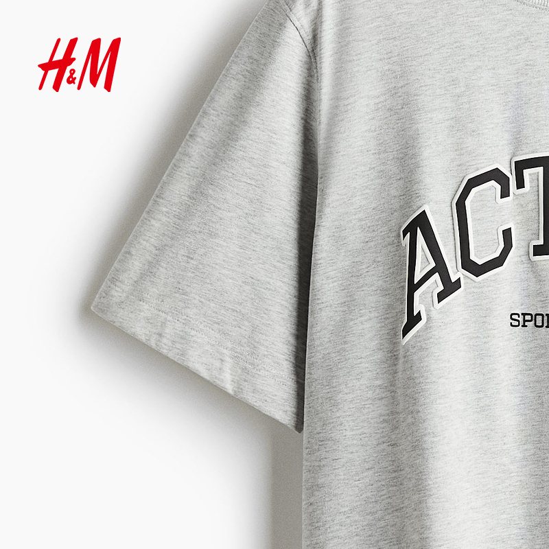 HM女士运动衣2024秋季新款DryMove™面料运动上衣1217073 - 图3