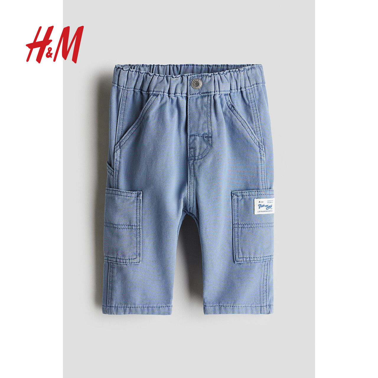 HM童装男婴牛仔裤冬季舒适贴袋棉质复古牛仔裤1241236,淘宝优惠券,粉丝福利购,淘宝优惠卷