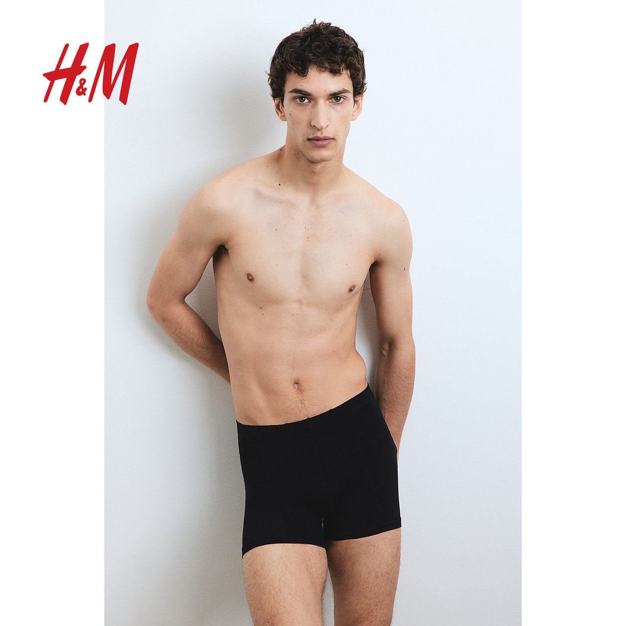 HM男士内衣秋季5件装平角内裤1206560