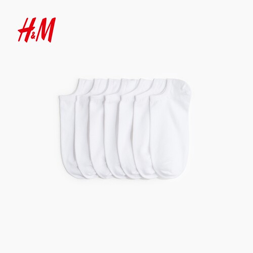 HM男士袜子7对装户外简约柔软舒适时尚内搭潮流休闲运动袜1145712 - 图0