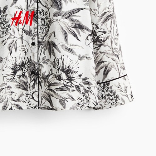 HM2025冬季新款女装滚边细节衬衫1239491 - 图3