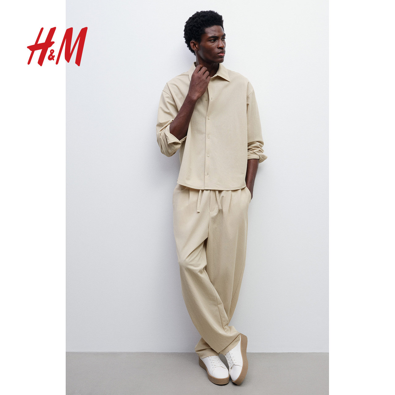 HM休闲裤205冬季新款休闲版长裤1281430,淘宝优惠券,粉丝福利购,淘宝优惠卷