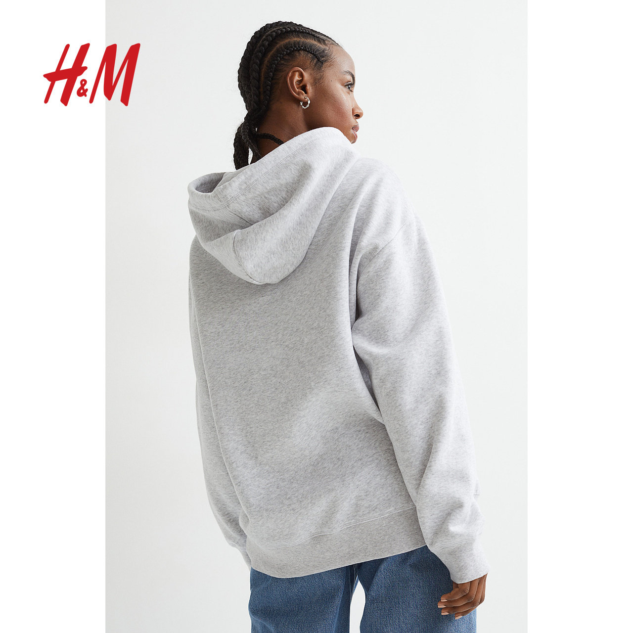 hm女装学院风春装女新款米奇卫衣 HM卫衣/绒衫