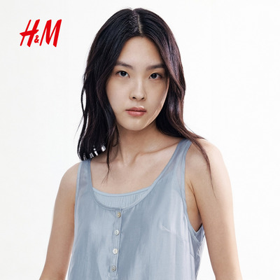 HM2026夏季新款女装层叠吊带连衣裙1349071