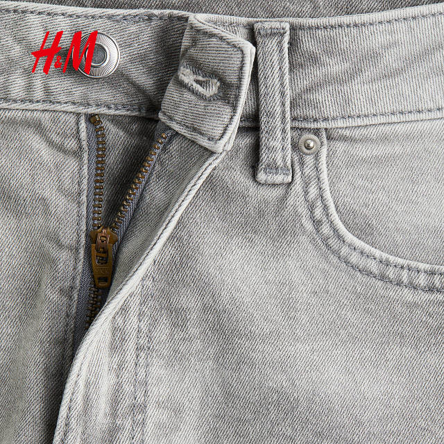 HM women's jeans summer commuting high waist slim slim fashion denim shorts 1266263