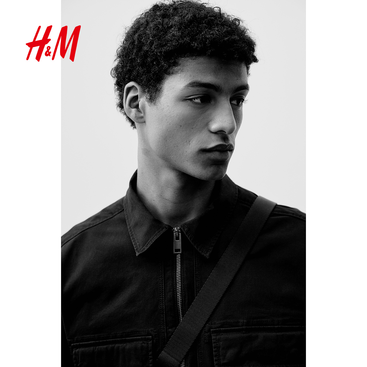 HM男装2025年夏季新款标准版型斜纹布外套式衬衫1265606