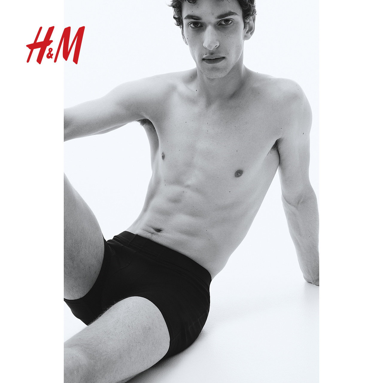 HM男士内衣秋季5件装平角内裤1206560