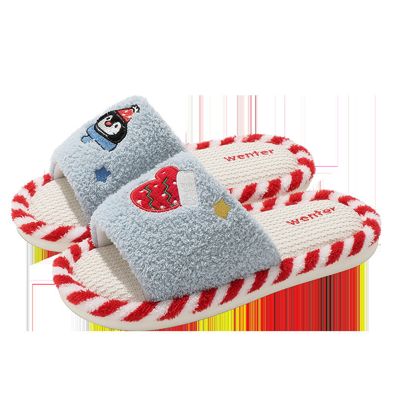 亚麻拖鞋女款四季透气吸汗家居室内防滑静音韩版少女耐磨棉麻拖鞋,淘宝优惠券,粉丝福利购,淘宝优惠卷