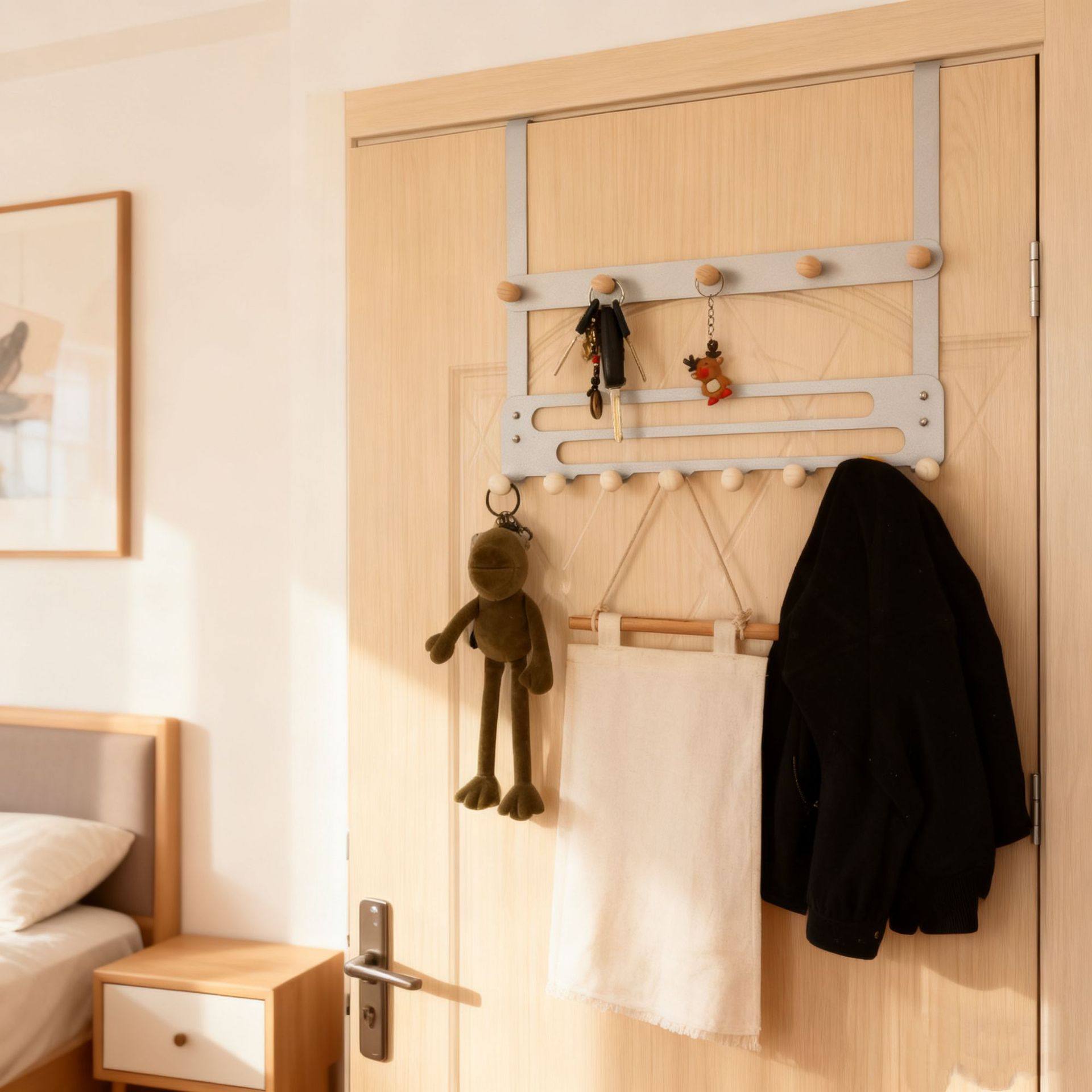 门后挂钩挂衣架免打孔置物架门背式挂衣钩门上挂架卧室宿舍衣帽钩,淘宝优惠券,粉丝福利购,淘宝优惠卷