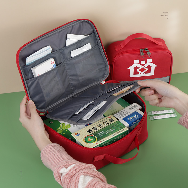 户外急救包大容量手提便携家用药包药物工具医疗箱学生应急医疗包 - 图1