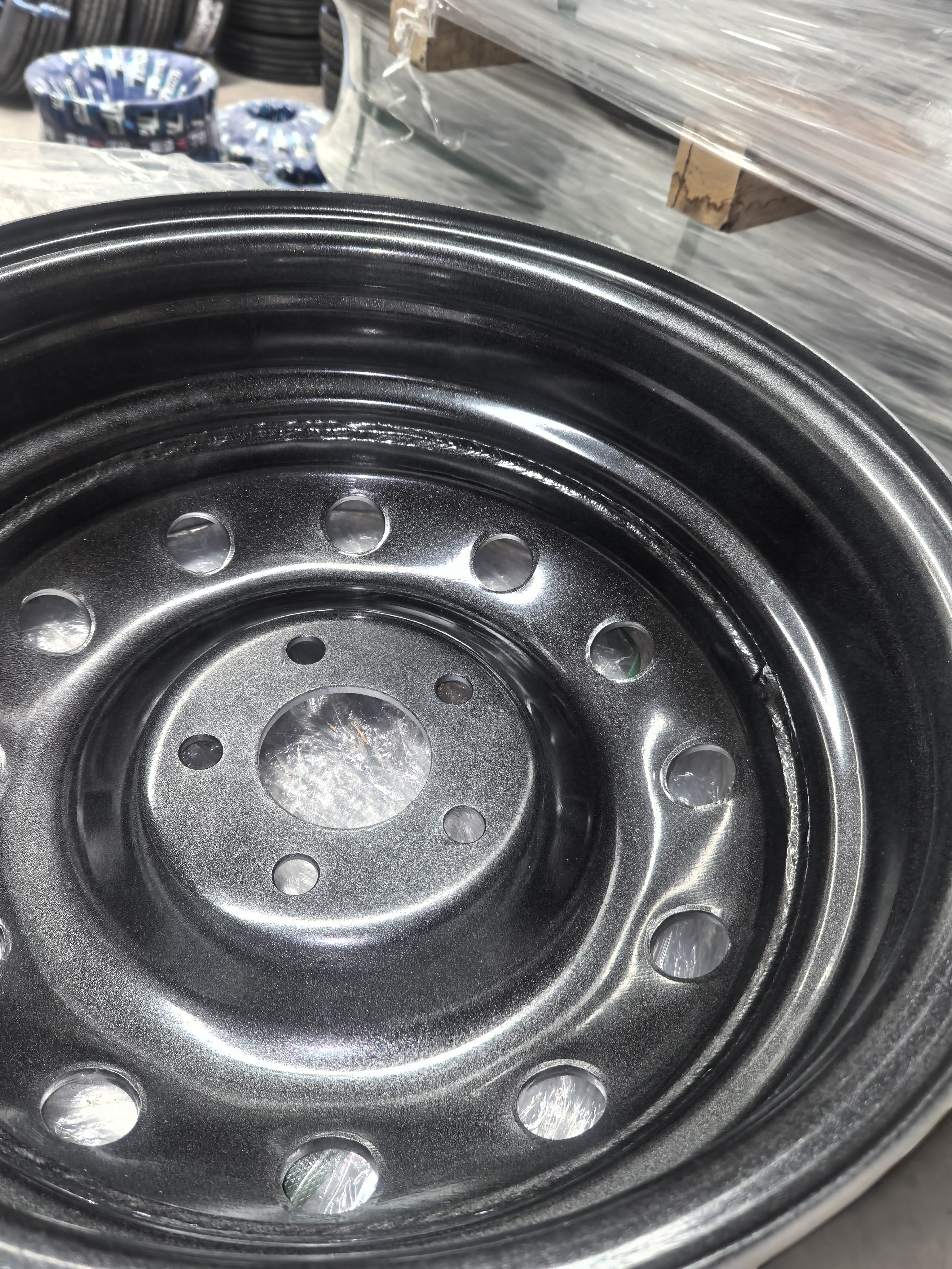 开瑞K50 K50s K60【加厚满焊载重】福田智蓝精灵E5E7轮毂钢圈15寸 - 图2